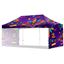 Coated Steel Sublimated Gazebo 6m x 3m - 2 Short Full-Wall Skins,  VI-AM-221-D