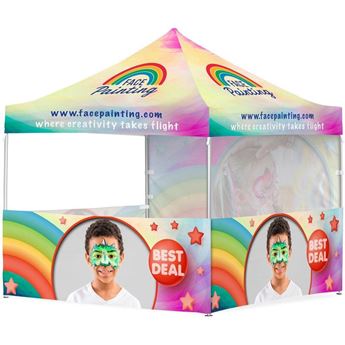 Gazebo 3m x 3m - 3 Half-Wall Skins -1 Full-Wall Skin, VI-AM-227-D