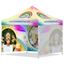 Coated Steel Sublimated Gazebo 3m x 3m - 3 Full-Wall Skins, VI-AM-230-D