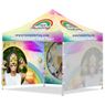 Coated Steel Sublimated Gazebo 3m x 3m - 3 Full-Wall Skins, VI-AM-230-D