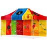 Coated Steel Sublimated Gazebo 4.5m x 3m - 1 Long Full-Wall Skin - 1 Short Full Wall Skin, VI-AM-236-D