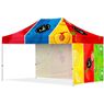 Coated Steel Sublimated Gazebo 4.5m x 3m - 1 Long Full-Wall Skin - 1 Short Full Wall Skin, VI-AM-236-D