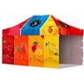Coated Steel Sublimated Gazebo 4.5 x 3m - 2 Long Full-Wall Skins, VI-AM-239-D