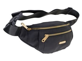 Triple Zip Moon Bag, P2720Bc