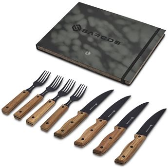 Andy Cartwright Ermelo Steak Knife and Fork Set, HL-AC-151-B