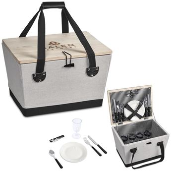 Serendipio Willow 4-Person Picnic Basket, OL-SD-65-B