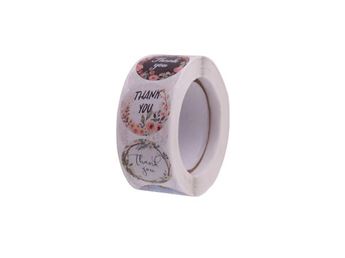 500pcs Sticker Roll - Thank You 1, ST373-ThankYou1