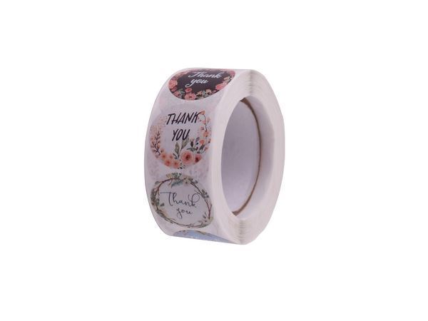 500pcs Sticker Roll - Thank You 1, ST373-ThankYou1