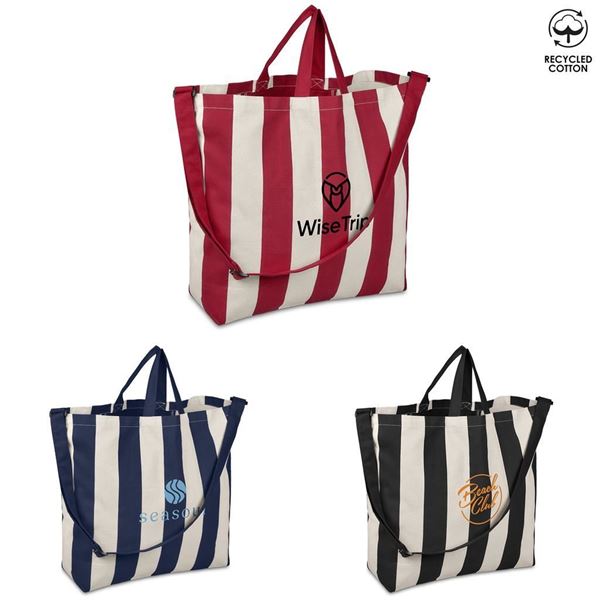 Okiyo Natsuri Recycled Canvas Large Beach Bag, BG-OK-536-B