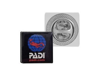 Lapel Badge Pin Clip - STD Size (20mm X 20mm), LAPEL-P_20x20Sq