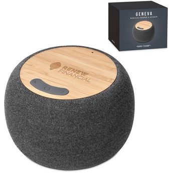 Swiss Cougar Geneva Wireless Charger & Bluetooth Speaker, MT-SC-412-B