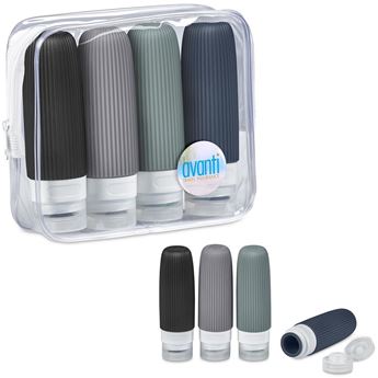 Serendipio Pack Mate Silicone Travel Set, PC-SD-175-B