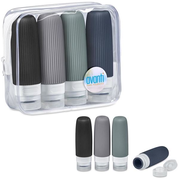 Serendipio Pack Mate Silicone Travel Set, PC-SD-175-B