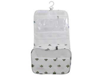 Velcro Hanging Toiletry Bag (Cactus Print), P2555C