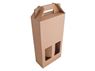 Kraft Double 750ml Wine Bottle Gift Box, P2798N