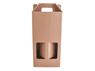 Kraft Double 750ml Wine Bottle Gift Box, P2798N