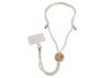 Bamboo Disc Cotton Cell Phone Holder, P2795C