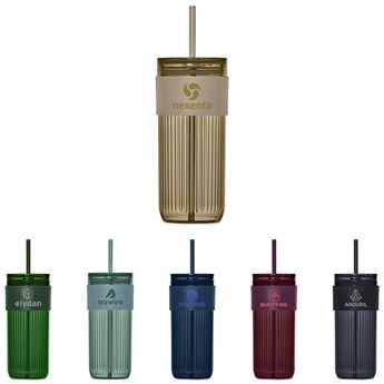 Serendipio Mayfair Plastic Tumbler & Straw – 650ml, DR-SD-304-B