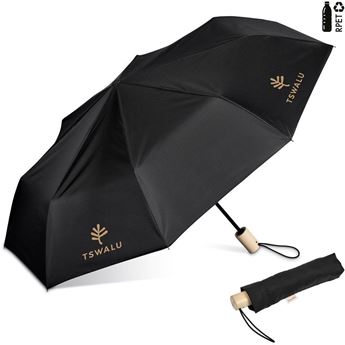 Okiyo Ameno Recycled PET Auto-Open Compact Umbrella, UM-OK-23-B