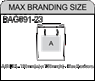 230gsm Matte Gift Bag - 23cm, BAG091B-23