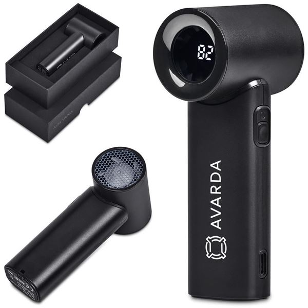 Alex Varga Othonis Rechargeable Handheld Mini Fan, MT-AV-523-B