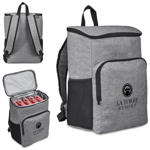 Altitude Thermax Recycled PET 24-Can Backpack Cooler, CL-AL-134-B