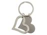 Dual Heart Keyring, KEY46