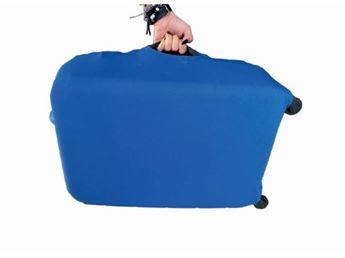 Stretch Luggage Cover - 24 inch (Blue), P2393M-E