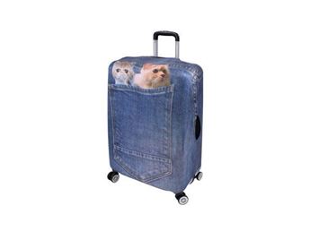 Stretch Luggage Cover - 24 inch (Cats), P2394M-Cat