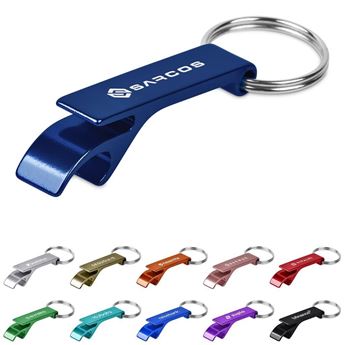 Altitude Tango Recycled Aluminium Bottle Opener Keyholder, KH-AL-107-B