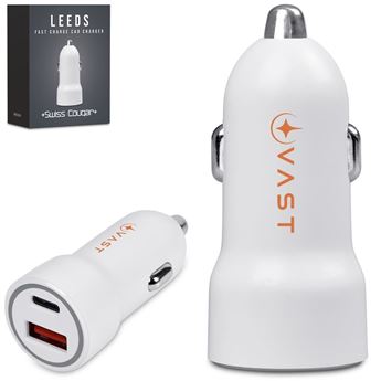 Swiss Cougar Leeds Fast Charge Car Charger, MT-SC-532-B