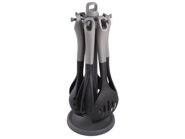 6-Piece Kitchen Utensils & Rotating Stand, P2455