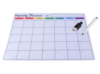 Magnetic Monthly Planner & Dry Erase Marker, ST371F