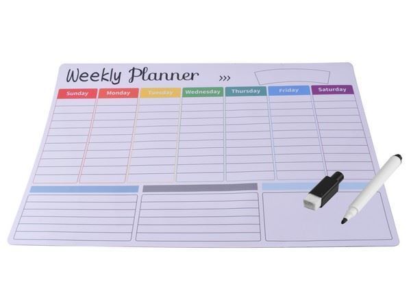 Magnetic Weekly Planner & Dry Erase Marker, ST372F