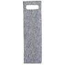Hoppla Velto RPET Felt Single Wine Bottle Carrier, CC-HP-28-G