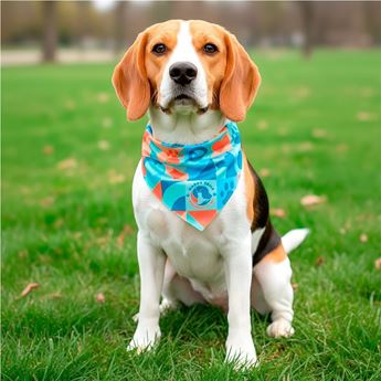 Hoppla Tyson Small Polyester Dog Bandana, PM-HP-7-G