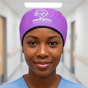 Hoppla Halo Polyester Nurse Theatre Cap, PP-HP-17-G