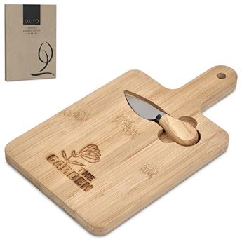 Okiyo Kanteika Bamboo Cheese Board Set, HL-OK-158-B