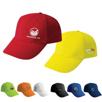 Polyester 6 Panel Cap, CAP1007