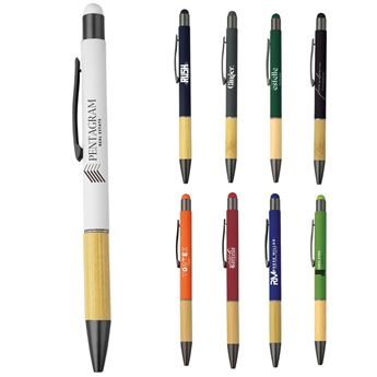 Hana Stylus Bamboo Ball Pen, PEN24015