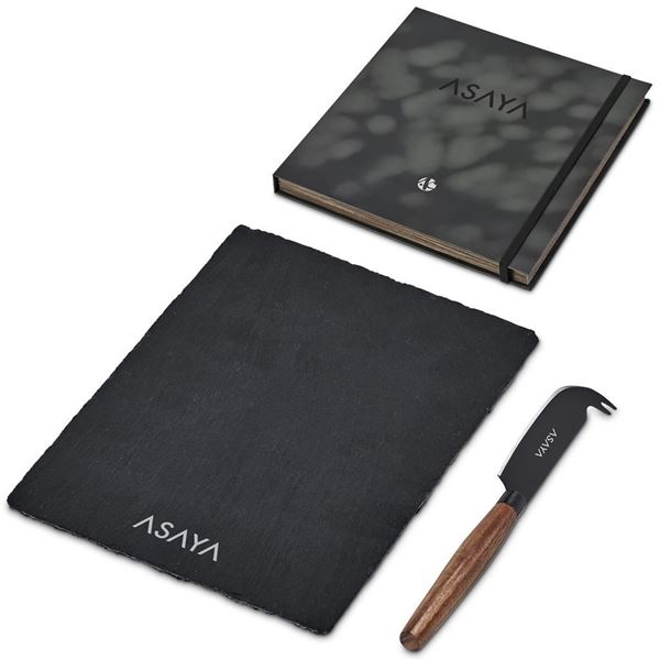 Andy Cartwright Clarens Slate Cheese Board Set, HL-AC-160-B