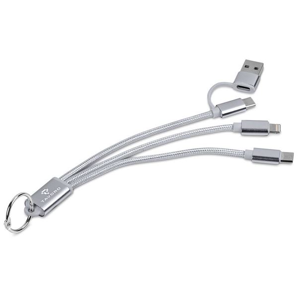 Altitude Chango 4-in-1 Charging cable - Silver, MT-AL-533-B