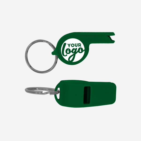 Referee Whistle Keyring with Split Ring, REF: 788