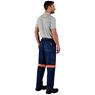 Cast Premium 100% Cotton Denim Pants - Reflective Legs - Orange Tape, ALT-11172