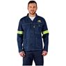 Cast Premium 100% Cotton Denim Jacket - Reflective Arms - Yellow Tape, ALT-11161