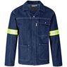Cast Premium 100% Cotton Denim Jacket - Reflective Arms - Yellow Tape, ALT-11161