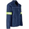 Cast Premium 100% Cotton Denim Jacket - Reflective Arms - Yellow Tape, ALT-11161