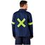 Cast Premium 100% Cotton Denim Jacket - Reflective Arms & Back - Yellow Tape, ALT-11163