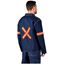 Cast Premium 100% Cotton Denim Jacket - Reflective Arms & Back - Orange Tape, ALT-11164
