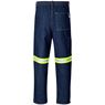Cast Premium 100% Cotton Denim Pants - Reflective Legs - Yellow Tape, ALT-11171